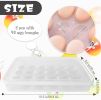 Deviled Egg Containers with Lid, (Set of 2),Stackable Plastic Egg Holder for 48 Eggs,Clear Egg Storage Holder for Fridge,Keep Fresh,Easter