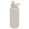 32 fl oz Stainless Steel Summit Water Bottle with Silicone Straw Lid|Almond Birch