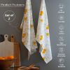 100% Cotton Kitchen Towels 2 Pack 18 x 28 inch Lemon Printed Dish Towels Hand Towels Boho Tea Towels Multifunctional Stylish Absorbent Quick Dry Soft