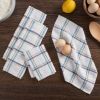 4-Pack 12'x12' Woven Kitchen Dish Cloth Set – Multi-Color