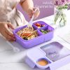 Tableware,Portable Lunch Box Set With Utensils Functional Food Storage Case with Separate Sections and Tool for Enjoy Meals