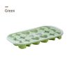 1pc 18 Holes Silicone Ice Tray With Cover; 18 Grids Flexible Ice Tray With Moon; Star And Heart-shaped Mold For DIY Handmade Ice Cube; Pink; Yellow; G