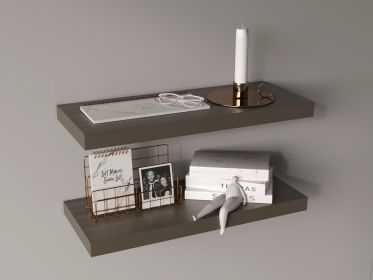 Belville Floating Shelves, 2 Shelves, 1.50" H (Color: Olive)