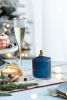 S/2 Glass Candy Jar with Lid, Christmas Candy Jar Containers, Blue