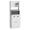 Selmer Pantry Cabinet with Drawer and Three-Doors
